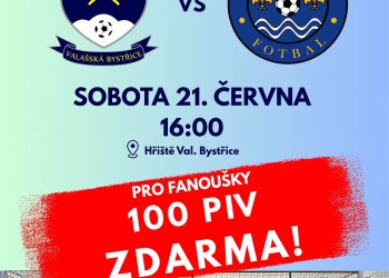 Pátek a sobota budou patřit finále Okresního poháru dorostu a mužů. Ve Valašské Bystřici vyvalí sud piva!