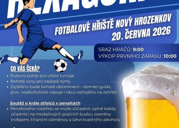 HEXAGONÁL 2026 v Novém Hrozenkově: Fotbal, zábava a souboj penaltových střelců!