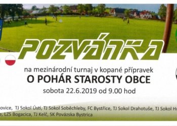 Všechovice zvou na mezinárodní turnaj O pohár starosty obce