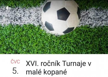 Leskovec má ještě volná místa na páteční turnaj v malé kopané