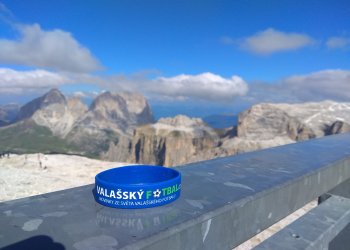 Valašský fotbal zdraví z Dolomitů