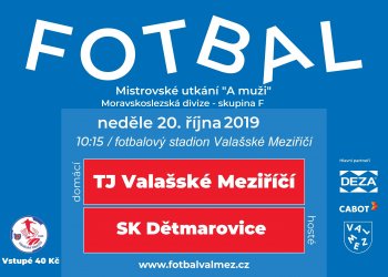 Valmez hostí v neděli Dětmarovice