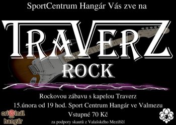 Sportcentrum Hangár vás zve na Traverz rock