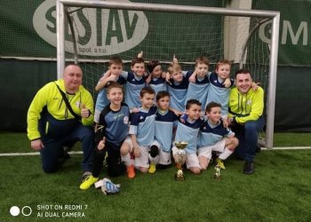 První místo týmu U 9 Valmezu na turnaji v Půchově