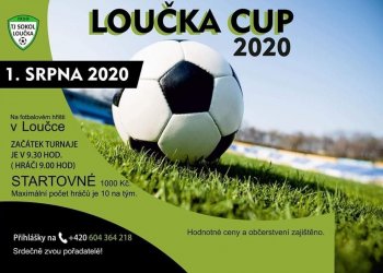Pozvánka na turnaj v malé kopané Loučka Cup 2020. Valašský fotbal věnuje individuální ocenění hráčů