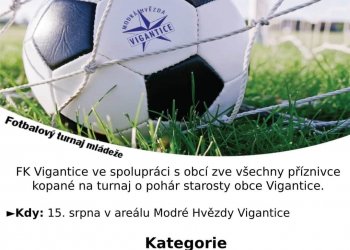 Vigantice Cup 2020 - O pohár starosty obce Vigantice