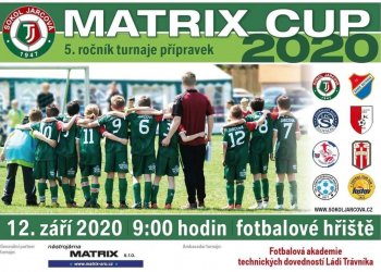 Již tuto sobotu Matrix Cup 2020 v Jarcové
