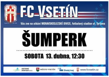 Vsetín teprve podruhé na jaře doma se Šumperkem
