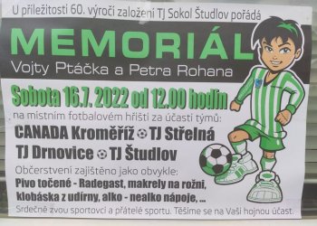 Střelná byla u oslav 60 let fotbalu ve Študlově. Do zimy zůstává trenér Kubiš