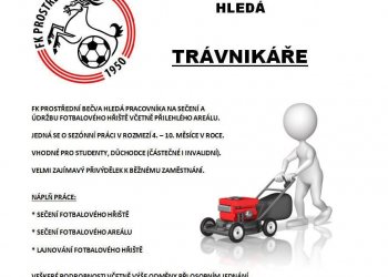FK Prostřední Bečva hledá trávnikáře