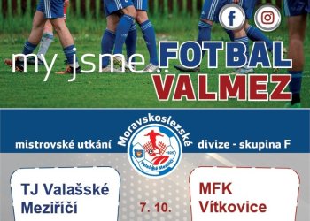 Valašské Meziříčí hostí v sobotu Vítkovice