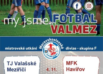 Poslední domácí utkání Valmezu na podzim. Přijede Havířov