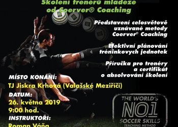 Kurz Coerver coaching v Krhové už v neděli 26.5.2019! Posledních 6 míst!