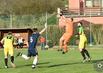 Chytající předseda Lidečka Roman Hyžák by potřeboval v klubu více odhodlaných lidí