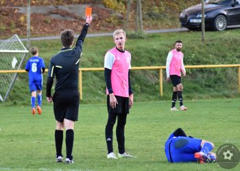 Touha obou po první výhře. Nad Liptálem B rozhodl na Velké Lhotě minut před koncem Luboš Pavelka