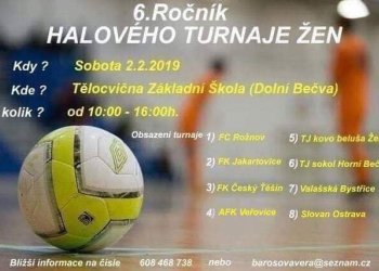 Na Dolní Bečvě se koná 6. ročník turnaje žen