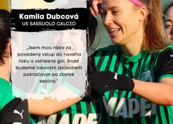 V sobotu gól v lize, v neděli narozeniny. Ideální start do nového roku v podání Kamily Dubcové