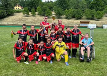 Okresním přeborníkem OFS Vsetín starších přípravek (U-11) se stal celek z Prostřední Bečvy