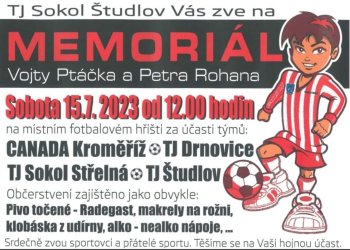 Dva týmy SD Študlov/ Lidečko B na domácím Memoriálu Vojty Ptáčka a Petra Rohana