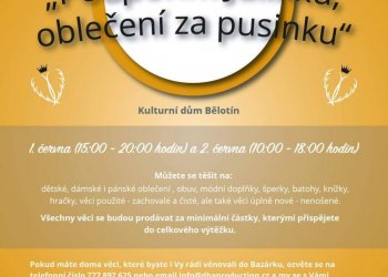 Podpořím Julinku, oblečení za pusinku