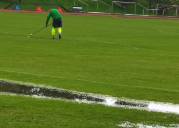 V Horní Lidči se hřiště proměnilo v rybník