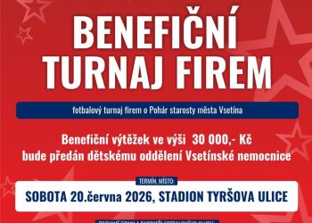 Srdečně vás zveme: Benefiční turnaj firem FC Fastav Vsetín!