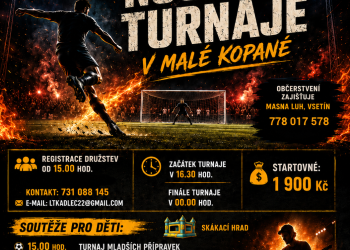 Pozvánka: 39. ročník Nočního turnaje v malé kopané ve Valašské Senici