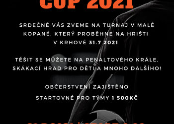 Pozvánka na Liga mistrů cup 2021 v Krhové