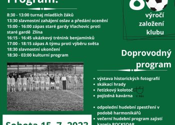 Vlachovice mají nového trenéra a v sobotu slaví 80 let. Na cestě tři posily