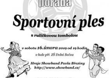 FC Dolní Bečva zve na Sportovní ples