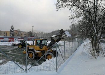 FC Vsetín statečně bojuje s přívaly sněhu