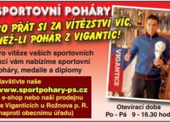 Naším reklamním partnerem se staly Sportovní poháry - PS