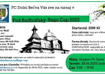 FC Dolní Bečva zve na Pod Radhošťský - Bago Cup 2025