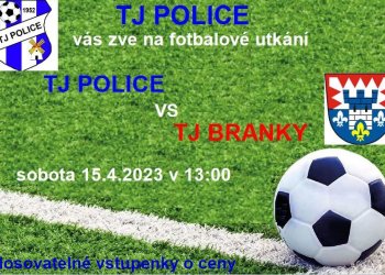V sobotu od 13 hodin na fotbal do Polic. Slosovatelné vstupné a hostující Branky možná v novém