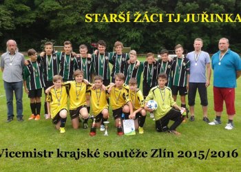 Stanislav Cacek se loučí se staršími žáky Juřinky ziskem stříbrné medaile
