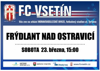 Vsetín na jaře poprvé doma! Přijede Frýdlant nad Ostravicí