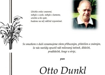 Do fotbalového nebe odešel Otto Dunkl