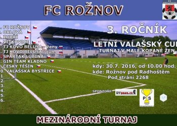 Ještě dvě volná místa na 3. ročník Letního Valašského Cupu žen