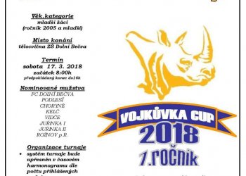 Dolní Bečva nabízí volné místo na turnaj mladších žáků