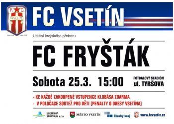 FC Vsetín zve na utkání s Fryštákem. Přidaná hodnota k fotbalu bude i na jaře