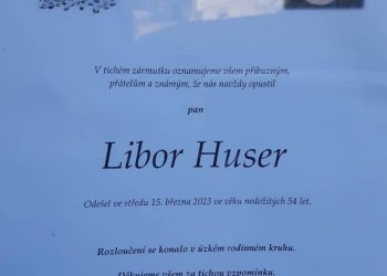 Do fotbalového nebe odešel Libor Huser