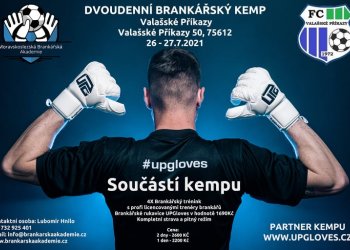 Pozvánka na dvoudenní brankářský kemp ve Valašských Příkazech