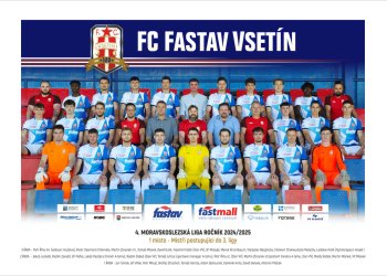 FC Fastav Vsetín zve na korunovaci divizního mistra v sobotu 14. června