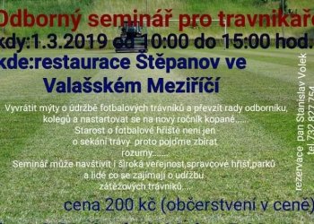 Foto č. 1 - 1. března se koná ve Valmezu odborný seminář pro trávníkáře