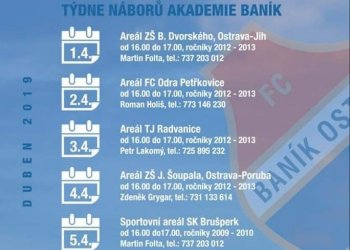 Foto č. 2 - Série náborů mladých nadějí do akademie Baníku Ostrava