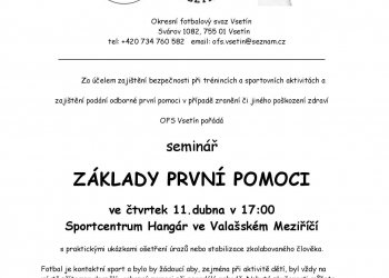 Foto č. 1 - Seminář základů první pomoci má termín ve Valašském Meziříčí