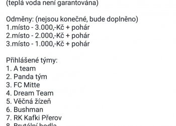 Foto č. 1 - Leskovec má ještě volná místa na páteční turnaj v malé kopané