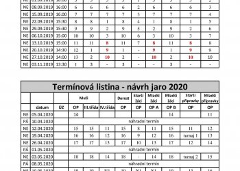 Foto č. 1 - OFS Vsetín - Termínová listina podzimní části sezony 2019/2020