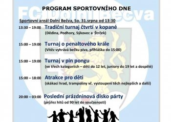 Foto č. 1 - FC Dolní Bečva zve na zítřejší sportovní den