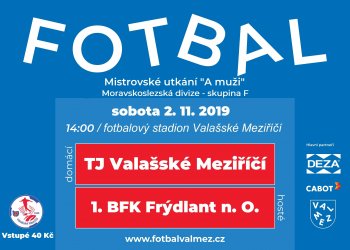 Foto č. 2 - Ve Valmezu zakončí podzim zajímavým dvojzápasem